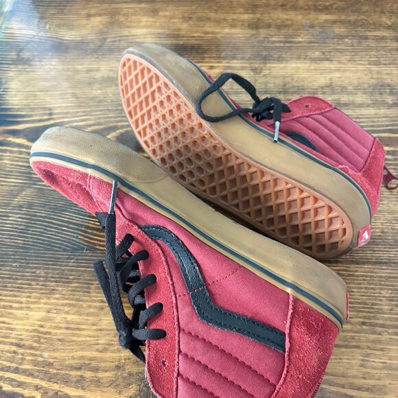 Vans Burgundy‎ Sneakers Size 3 - Picture 6 of 9